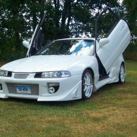 Ламбо двери United Lambo Doors  Bolt ON на Honda  Prelude 4